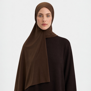 Maius Scarf Jersey Acı Kahve